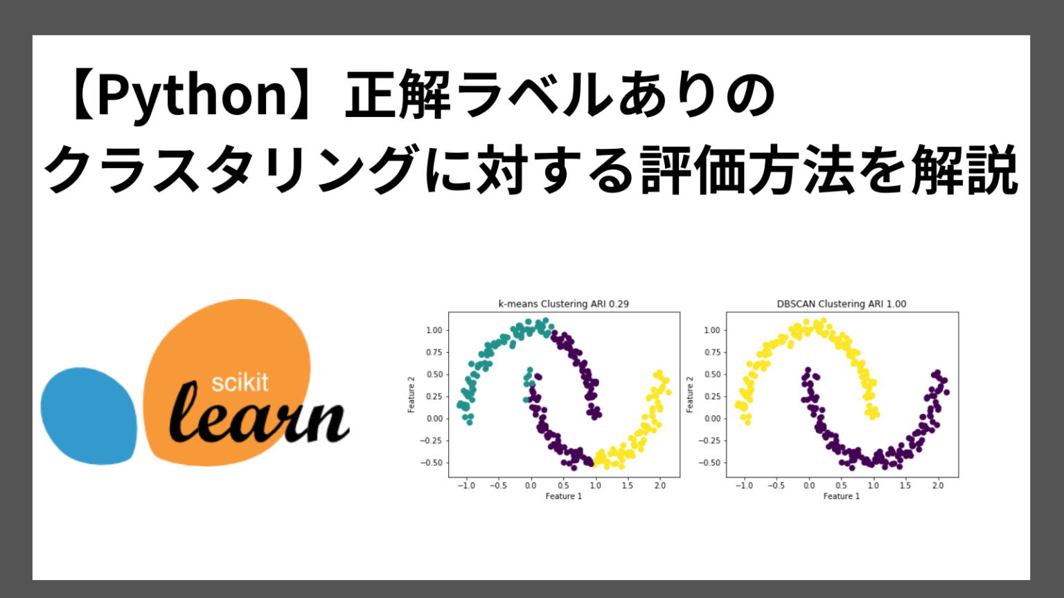 【Python】教師なし学習におけるk-meansクラスタリングを解説 - ぽころーぶろぐ